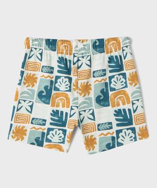 Short en coton fluide avec taille ajustable bébé garçon (lot de 2) vue3 - GEMO(BEBE DEBT) - GEMO