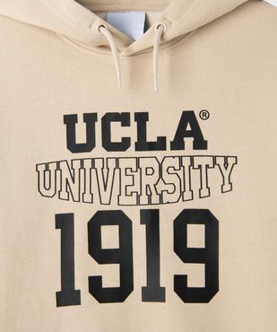Sweat à capuche avec inscription poitrine fille - UCLA vue2 - UCLA - GEMO
