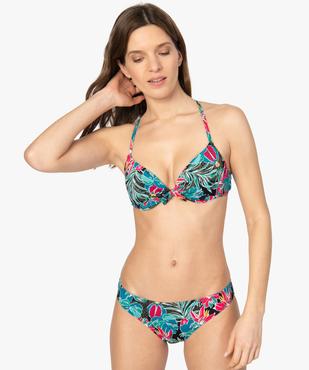 Bas de maillot de bain femme forme slip vue3 - GEMO (PLAGE) - GEMO