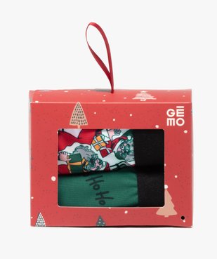 Boxer de Noël en microfibre imprimée homme vue6 - GEMO(HOMWR HOM) - GEMO