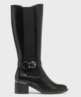 Bottes avec bande élastique sur le côté femme - Valentina Baldano vue1 - VALENTINA BALDANO GEMO FORGOOD - GEMO