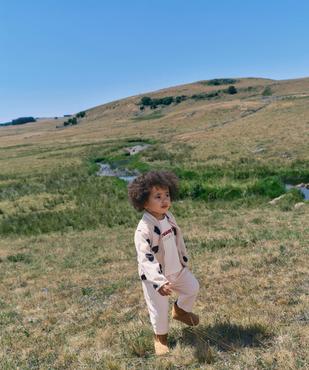 Pantalon droit en velours côtelé extensible bébé fille vue4 - GEMO(BEBE DEBT) - GEMO