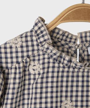 Blouse manches longues bébé fille vue2 - GEMO(BEBE DEBT) - GEMO