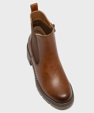 Chelsea boots à semelle crantée femme - 5 Miles vue5 - 5 MILES GEMO FOR GOOD - GEMO