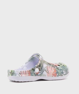 Sabot souples perforés à motif jungle femme vue4 - GEMO (PLAGE) - GEMO