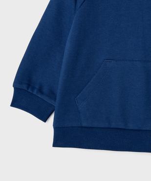 Sweat à capuche facile à mettre bébé garçon vue5 - GEMO 4G BEBE - GEMO