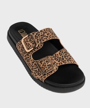 Mules à larges brides ont toile femme - 5 Miles vue5 - 5 MILES - GEMO