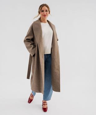 Pull à col rond coupe oversize femme vue4 - GEMO 4G FEMME - GEMO