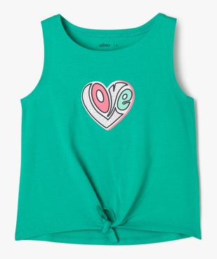 Débardeur imprimé noué à la taille fille vue1 - GEMO (ENFANT) - GEMO
