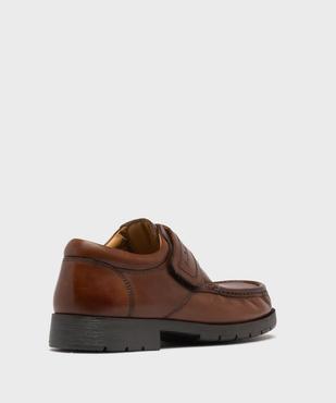 Chaussures bateau homme confort dessus cuir uni vue11 - PIERRE CARDIN CONFORT - GEMO