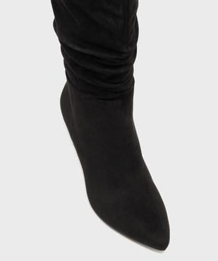 Bottes à talon plissées femme - Valentina Baldano vue6 - VALENTINA BALDA - GEMO