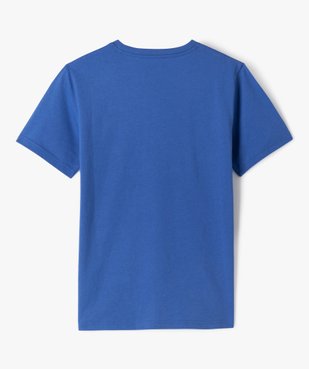 Tee-shirt manches courtes avec inscription garçon vue3 - GEMO 4G GARCON - GEMO