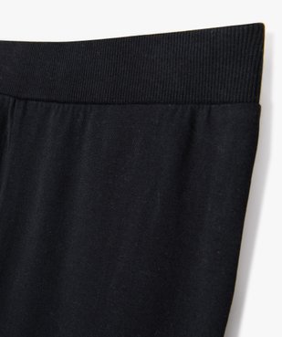 Pantalon de pyjama ajusté à taille élastiquée fille vue2 - GEMO