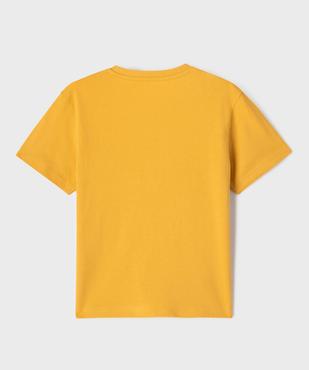 Tee-shirt manches courtes motif streetwear garçon vue3 - GEMO (ENFANT) - GEMO