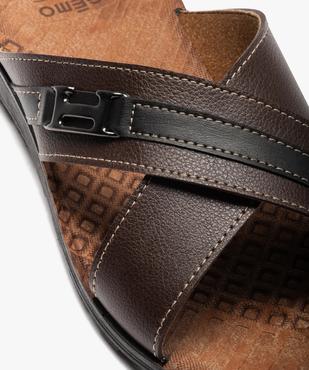 Mules homme confort à brides croisées vue6 - GEMO (CASUAL) - GEMO