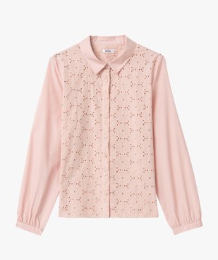 Chemise femme en broderie anglaise ajourée vue4 - GEMO(FEMME PAP) - GEMO
