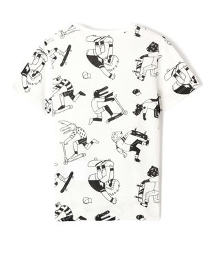 Tee-shirt garçon à manches courtes à motifs vue5 - GEMO 4G GARCON - GEMO