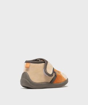 Chaussons bottillons à scratch bébé - Absorba vue4 - ABSORBA - GEMO