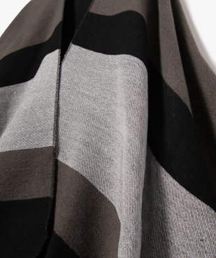 Poncho réversible multicolore avec paillettes femme vue2 - GEMO (ACCESS) - GEMO