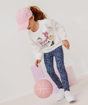 Sweat à motifs colorés fille - Hello Kitty vue2 - HELLO KITTY - GEMO