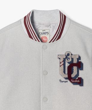 Blouson matelassé avec finitions bord-côte garçon - Camps United vue5 - CAMPS - GEMO