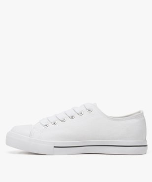 Baskets femme en toile à bout renforcé fermeture lacets vue3 - FOLLOW ME G4G - GEMO