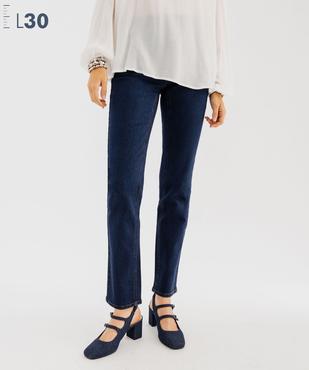 Jean Regular taille haute en denim stretch femme - Longueur L30 vue1 - GEMO(FEMME PAP) - GEMO