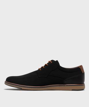Derbies bicolores à semelle sport homme  vue4 - MARIO BALDANO - GEMO