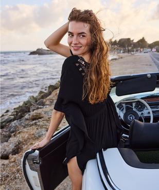 Robe de plage avec dos dentelle femme vue9 - GEMO 4G FEMME - GEMO