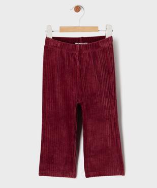 Pantalon évasé côtelé bébé fille vue1 - GEMO(BEBE DEBT) - GEMO