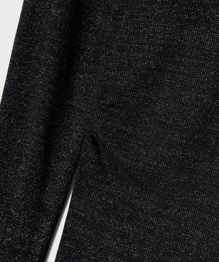 Robe manches longues coupe courte et ajustée en maille pailletée fille vue2 - GEMO (JUNIOR) - GEMO