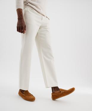 Pantalon chino coupe large homme vue1 - GEMO 4G HOMME - GEMO