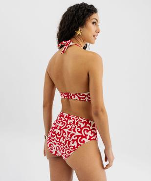 Haut de maillot de bain triangle avec mousses amovibles femme vue2 - GEMO (PLAGE) - GEMO