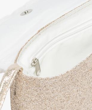 Sac fille pailleté avec rabat en peluche vue3 - GEMO (ENFANT) - GEMO