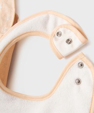 Bavoirs en éponge et matière imperméable bébé (lot de 3) vue4 - GEMO(BB COUCHE) - GEMO