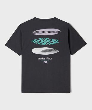 Tee-shirt manches courtes coupe oversize motif surf garçon vue4 - GEMO 4G GARCON - GEMO