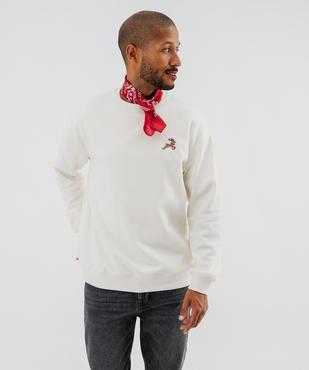 Sweat de Noël en molleton imprimé devant et dos homme vue1 - GEMO (HOMME) - GEMO