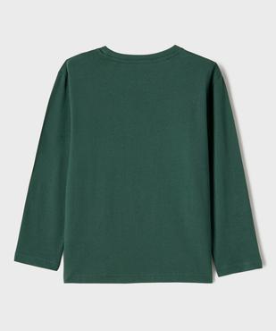 Tee-shirt manches longues avec motif sur l’avant garçon - Minecraft vue3 - MINECRAFT - GEMO