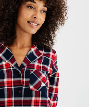 Pyjama à motif tartan femme - LuluCastagnette vue4 - LULUCASTAGNETTE - GEMO