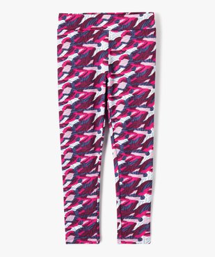 Leggings long extensible imprimé fille vue1 - GEMO (ENFANT) - GEMO