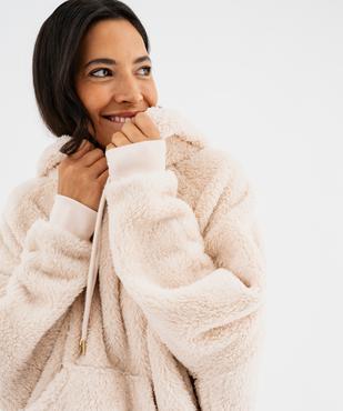Veste d'intérieur polaire femme vue2 - GEMO(HOMWR FEM) - GEMO