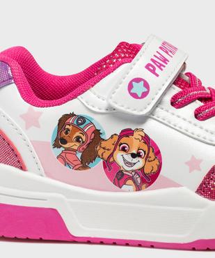Baskets basses à lacets élastiques et scratch fille - La Pat'Patrouille vue6 - PAT PATROUILLE - GEMO