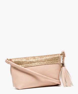 Sac à main pochette avec rabat pailleté vue2 - GEMO (ENFANT) - GEMO
