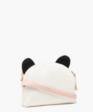 Sac bandoulière tête de panda à paillettes fille vue2 - GEMO (ENFANT) - GEMO