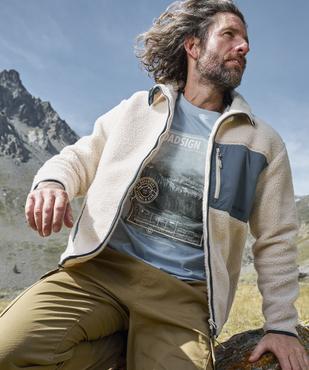 Tee-shirt à manches courtes imprimé homme - Roadsign vue2 - ROADSIGN G4G - GEMO