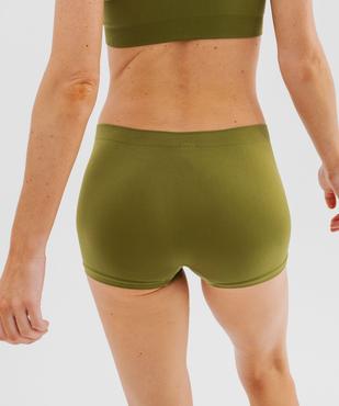 Boxer en maille extensible femme vue2 - GEMO 4G FEMME - GEMO