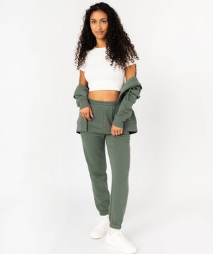 Sweat zippé à capuche femme vue5 - GEMO(FEMME PAP) - GEMO