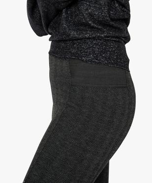 Pantalon moulant avec large ceinture élastique vue2 - GEMO(FEMME PAP) - GEMO
