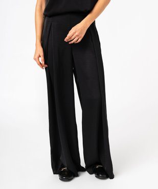 Pantalon satiné coupe extra large femme vue1 - GEMO(FEMME PAP) - GEMO