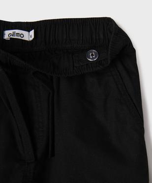 Pantalon parachute à taille élastiquée garçon vue3 - GEMO (ENFANT) - GEMO